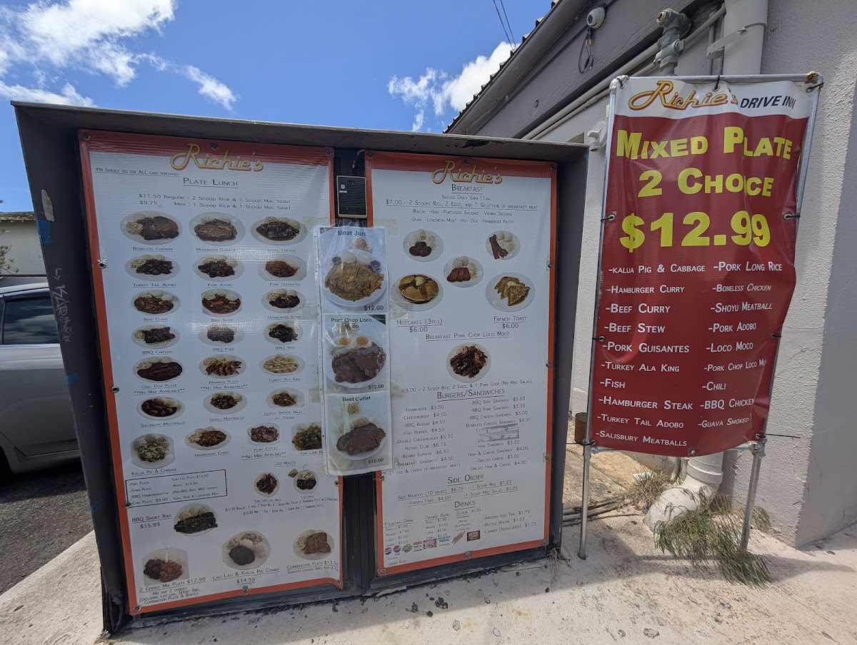Richie's Drive Inn Menu - Image 5
